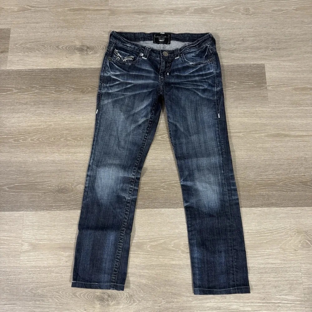 Big‎ Star Nico Dark Washed Hemmed Denim Jeans Size 29L